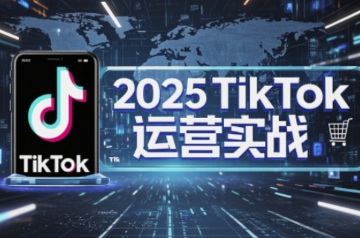 2025TikTok电商运营,掌握TikTok店铺运营核心技巧,实现低成本高转化-誉聚网赚